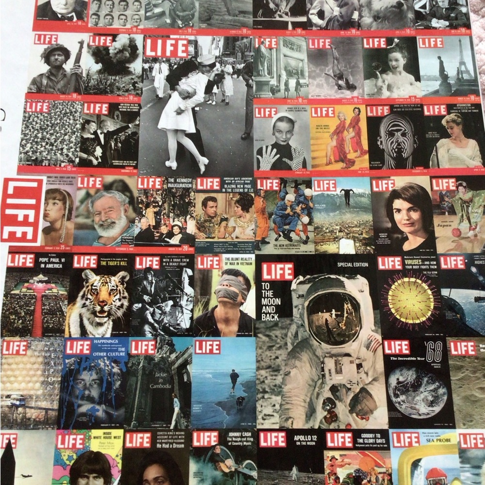 Life Magazine Collage cover Collection 1000 Pieces Puzzle